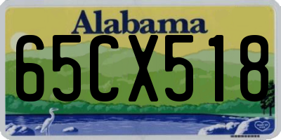 AL license plate 65CX518