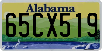 AL license plate 65CX519