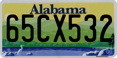 AL license plate 65CX532