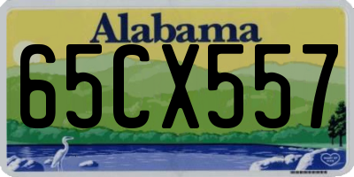 AL license plate 65CX557