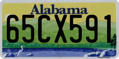 AL license plate 65CX591