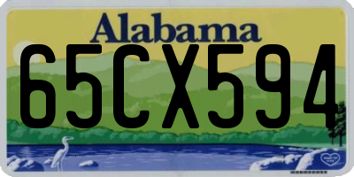 AL license plate 65CX594