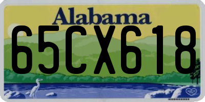 AL license plate 65CX618
