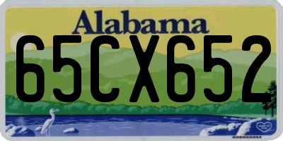 AL license plate 65CX652