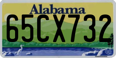 AL license plate 65CX732