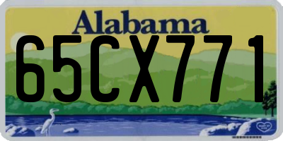 AL license plate 65CX771