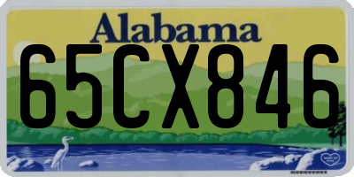 AL license plate 65CX846
