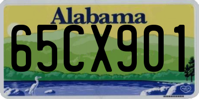 AL license plate 65CX901