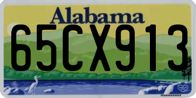 AL license plate 65CX913