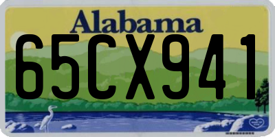 AL license plate 65CX941