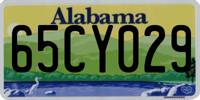 AL license plate 65CY029