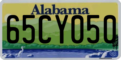 AL license plate 65CY050