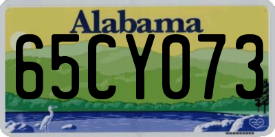 AL license plate 65CY073
