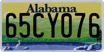 AL license plate 65CY076