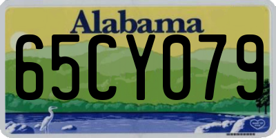 AL license plate 65CY079