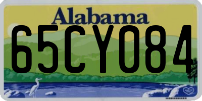 AL license plate 65CY084