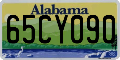 AL license plate 65CY090