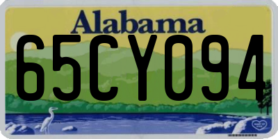 AL license plate 65CY094