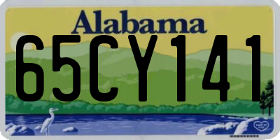 AL license plate 65CY141