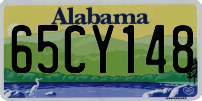 AL license plate 65CY148
