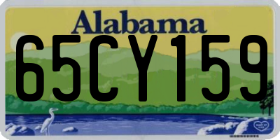AL license plate 65CY159