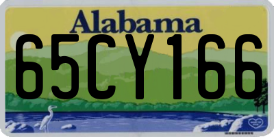 AL license plate 65CY166