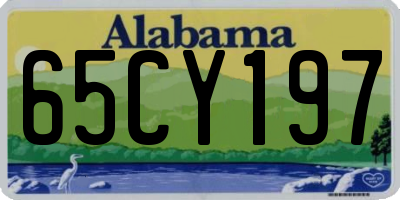 AL license plate 65CY197