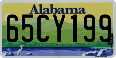 AL license plate 65CY199