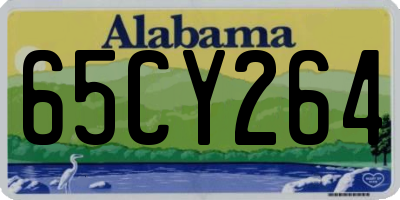 AL license plate 65CY264