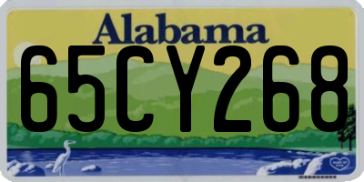 AL license plate 65CY268
