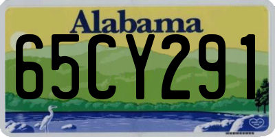 AL license plate 65CY291