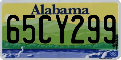 AL license plate 65CY299