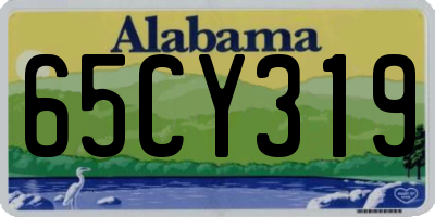 AL license plate 65CY319