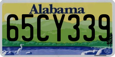 AL license plate 65CY339