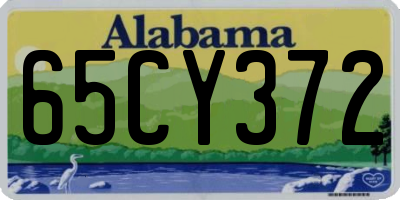 AL license plate 65CY372