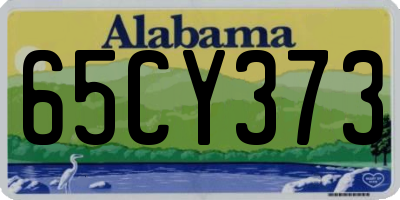 AL license plate 65CY373