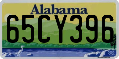 AL license plate 65CY396