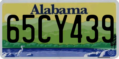 AL license plate 65CY439