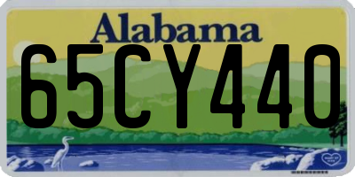 AL license plate 65CY440