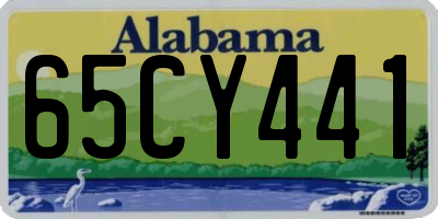 AL license plate 65CY441