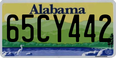 AL license plate 65CY442