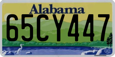 AL license plate 65CY447