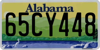 AL license plate 65CY448