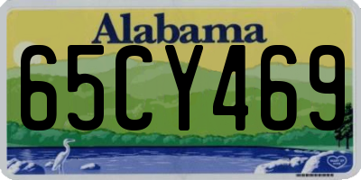 AL license plate 65CY469