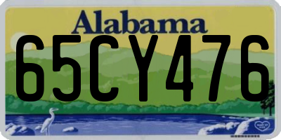 AL license plate 65CY476
