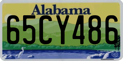 AL license plate 65CY486