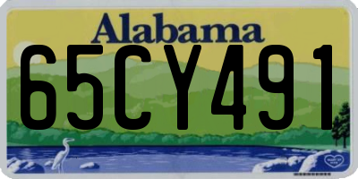 AL license plate 65CY491