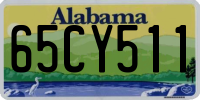 AL license plate 65CY511