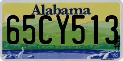 AL license plate 65CY513