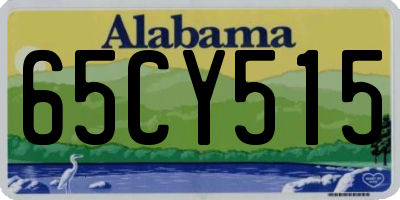 AL license plate 65CY515